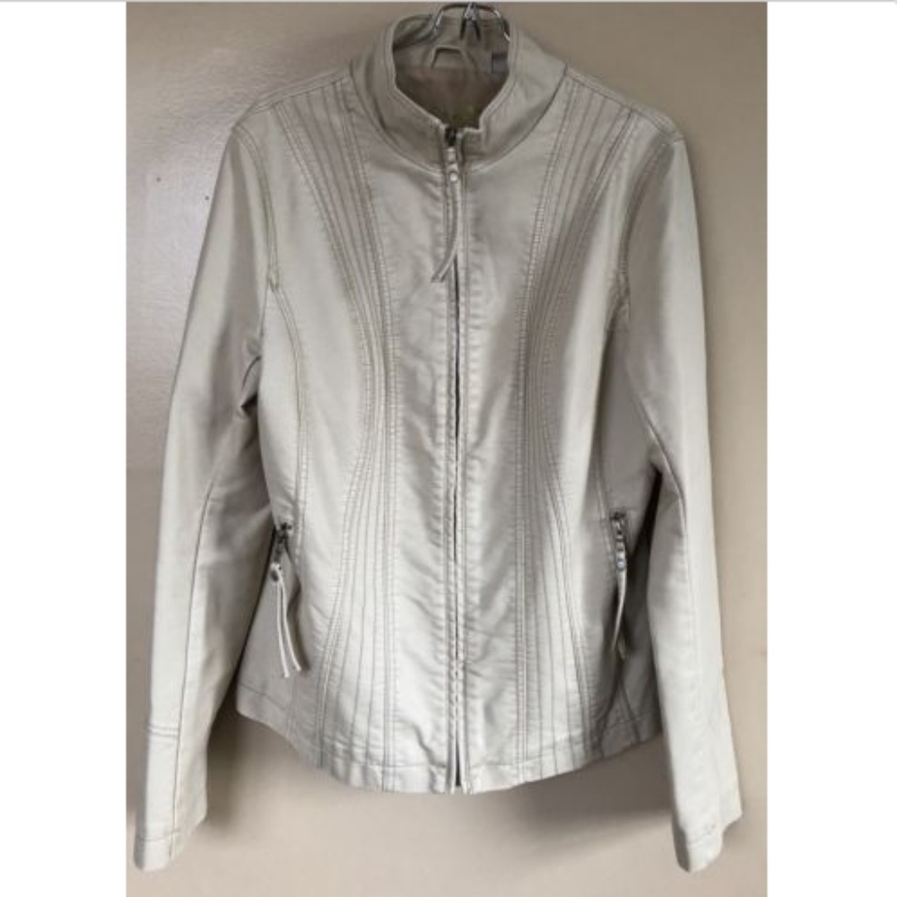 Big Chill Vintage Womens Vegan/Faux Leather Jacket